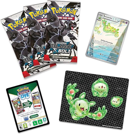 Pokémon TCG: Scarlet & Violet— Black Bolt Tech Sticker Collection en Inglés