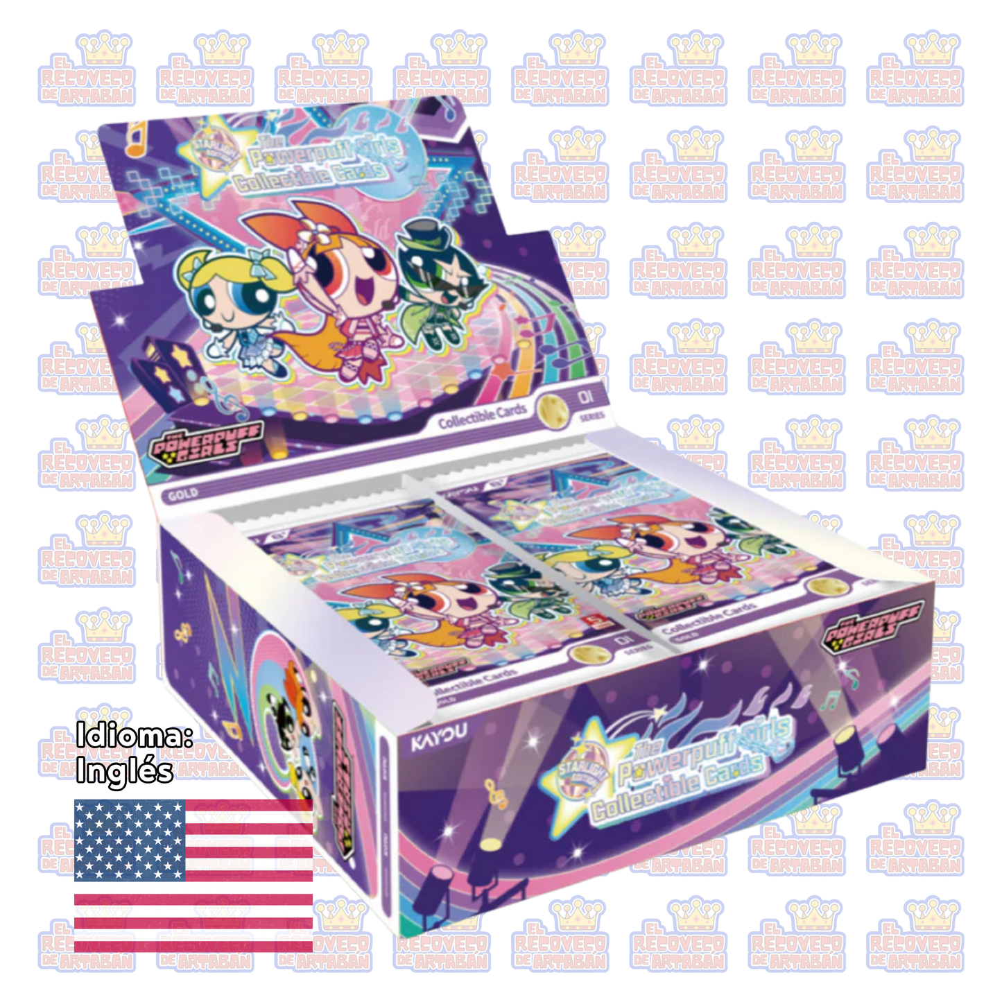 Caja de sobres (20) - KAYOU The Powerpuff Girls Collectible Cards – Starlight Edition Series 1 (En Inglés)