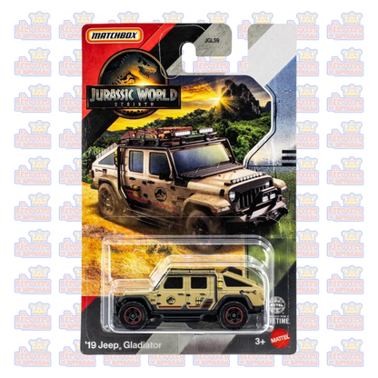 Matchbox Jurassic World Legacy Collection – Vehículo Fundido a Presión (Pieza Individual)