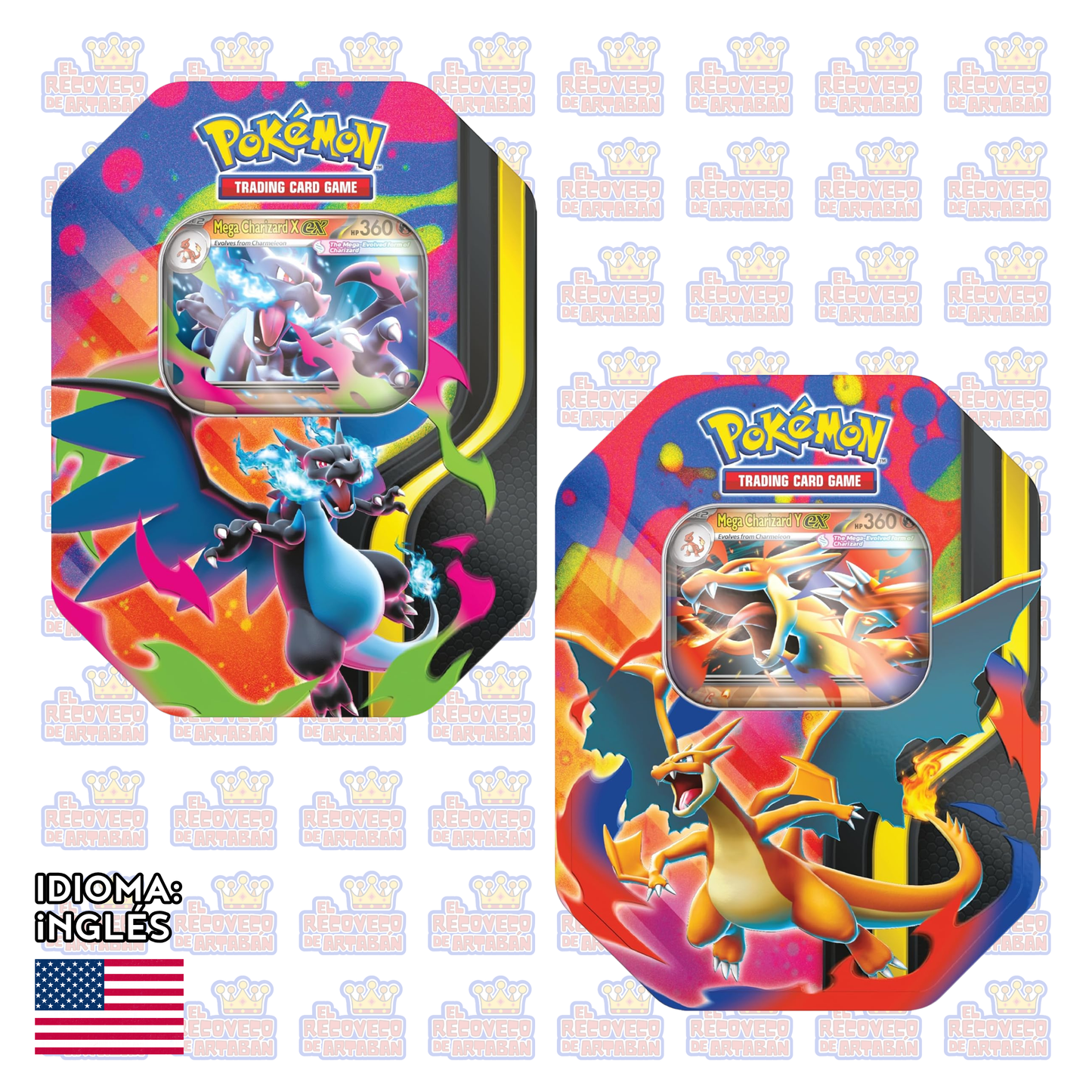 Pokémon TCG: Mega Charizard Tin (X / Y)