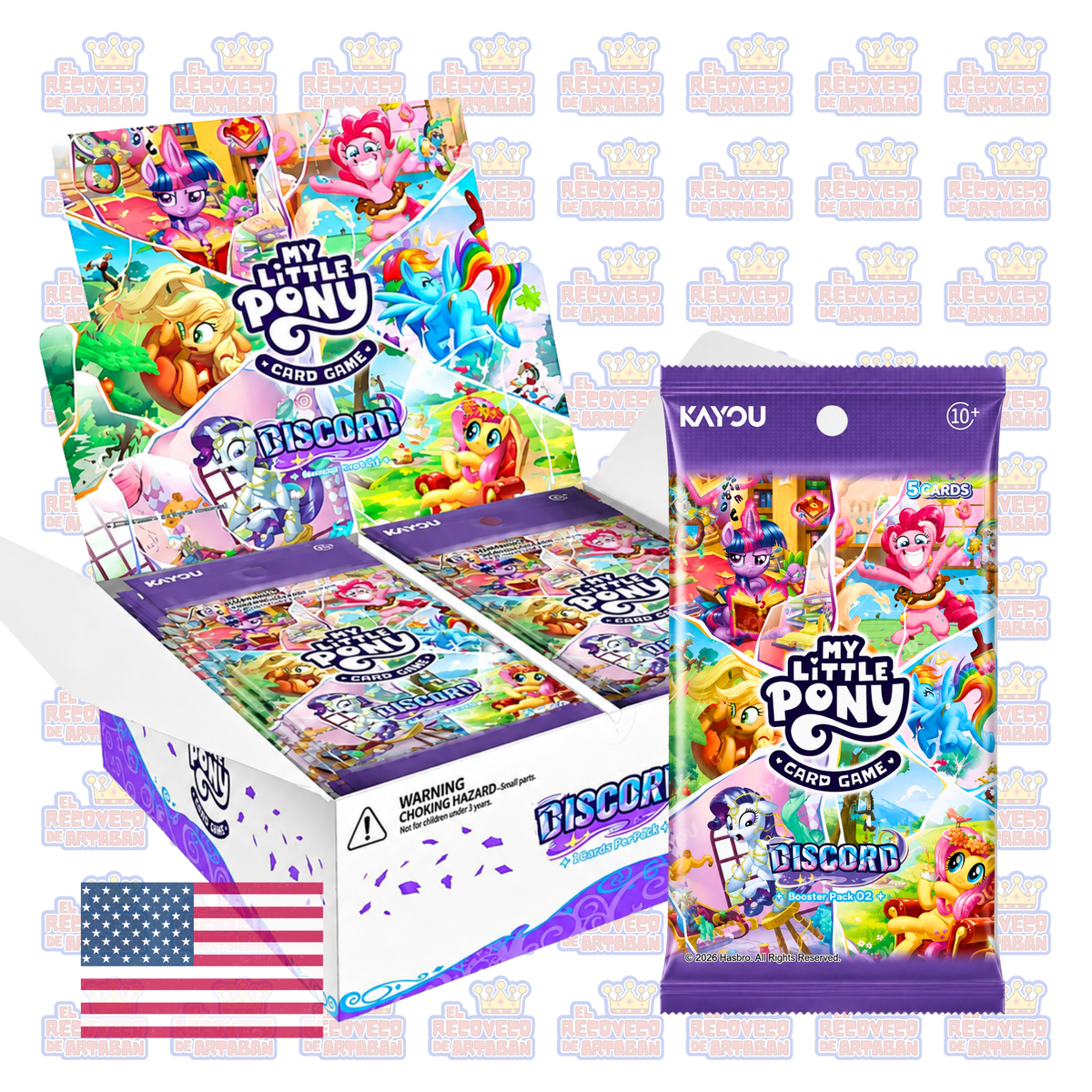 KAYOU My Little Pony Trading Card Game – ¡¡¡Discord!!! | En Inglés