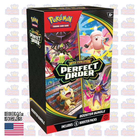 Pokémon TCG: Mega Evolution — Perfect Order Booster Bundle En Inglés