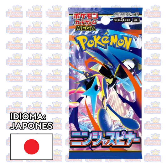 Pokémon TCG – Ninja Spinner M4 (Versión Japonesa) Booster Pack [5 Cartas]
