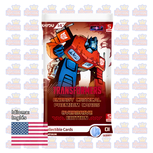 Sobre Individual - KAYOU Transformers: Energy Critical Premium Cards – Overdrive Edition Series 1 (En Inglés)