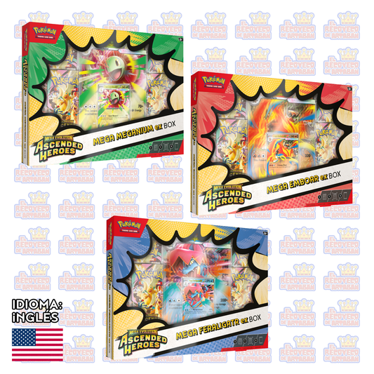 Pokémon TCG: Mega Evolution—Ascended Heroes Mega Box (En Inglés)