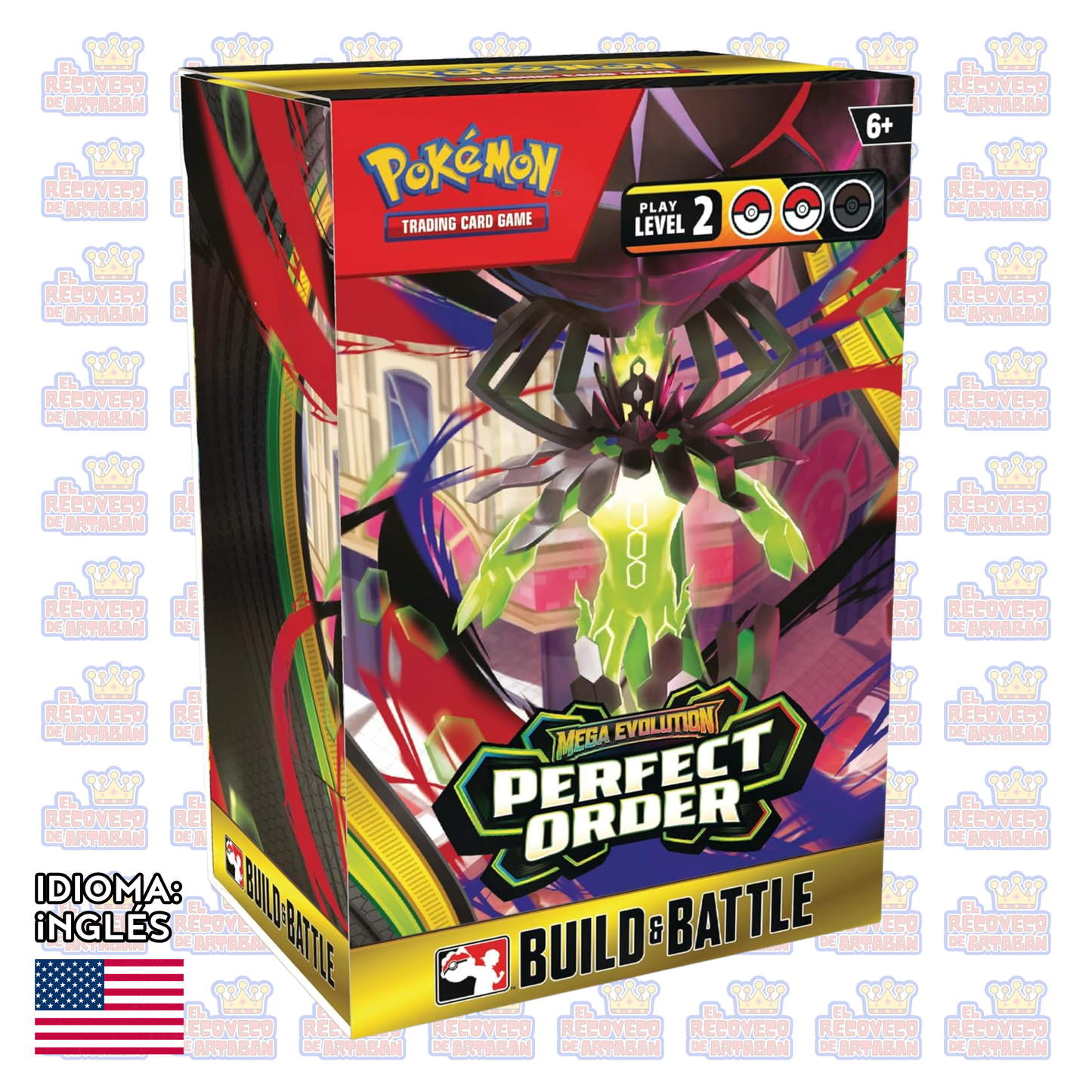 Pokémon TCG: Mega Evolution—Perfect Order Build & Battle Box En Inglés