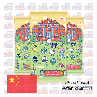 3 Sobres individuales - KAYOU Sanrio Family Dreamy Cards – Classic Wave 3