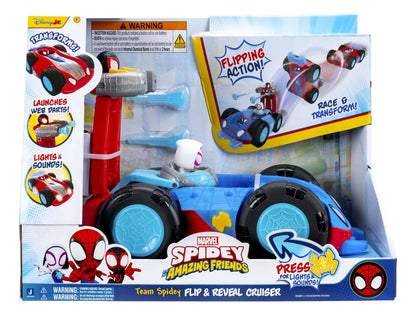 Vehiculo Spidey & Friends – Team Spidey Flip & Reveal Cruiser
