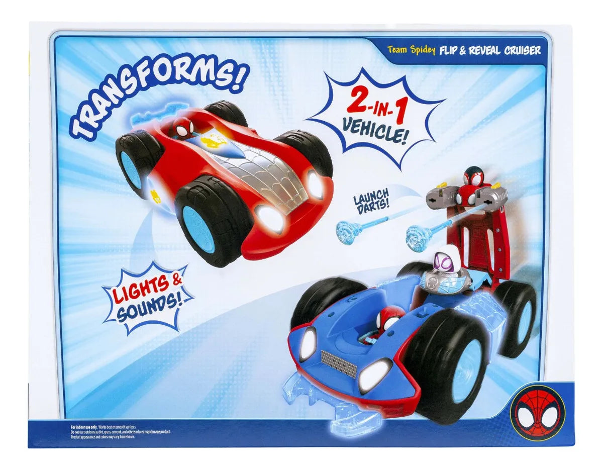 Vehiculo Spidey & Friends – Team Spidey Flip & Reveal Cruiser