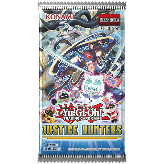 Yu Gi Oh: Justice Hunters Booster Pack en Inglés