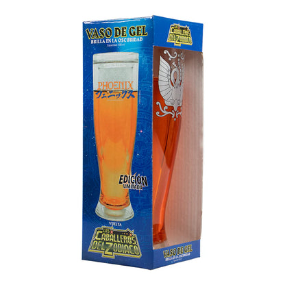 Vaso Mágico Glow In The Dark Caballeros del Zodiaco Fenix