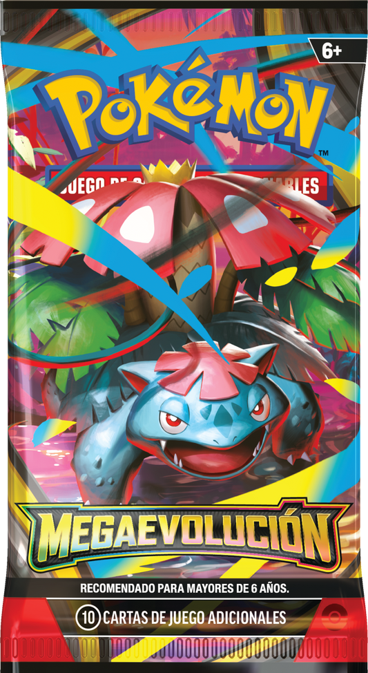 EN ESPAÑOL Pokemon TCG Mega Evoluciones 1 Sobre suelto en español