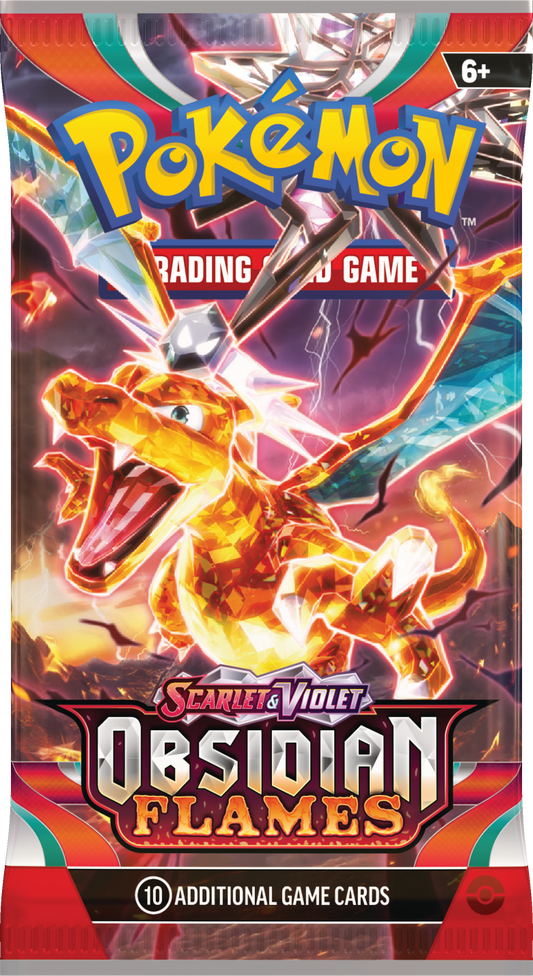 Pokémon TCG: Obsidian Flames Booster pack en Inglés