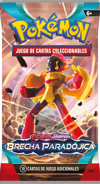 EN ESPAÑOL Pokémon TCG 1 Sleeved Booster Brecha Paradójica (Paradox Rift) en español