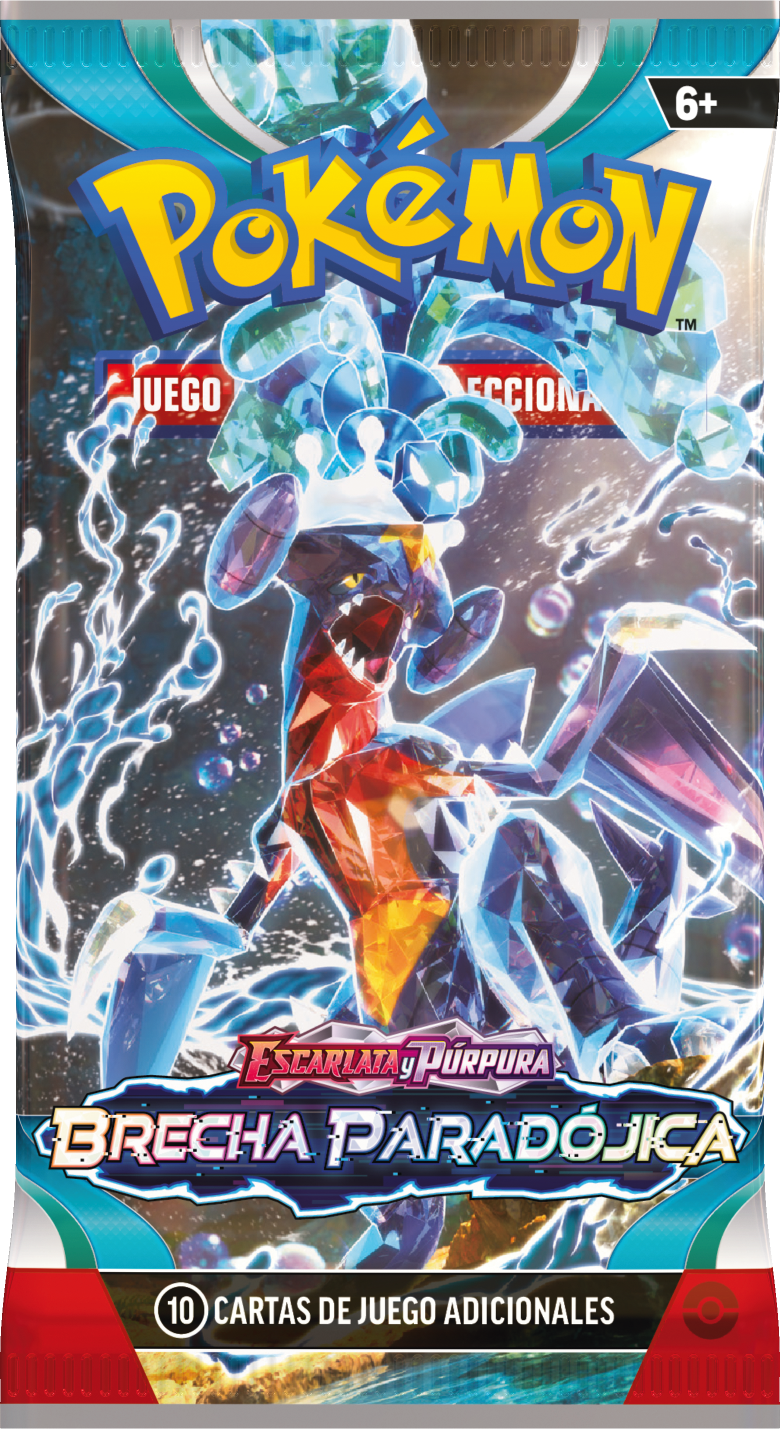 EN ESPAÑOL Pokémon TCG 1 Sleeved Booster Brecha Paradójica (Paradox Rift) en español