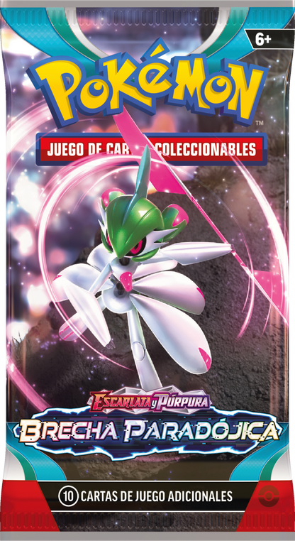 EN ESPAÑOL Pokémon TCG 1 Sleeved Booster Brecha Paradójica (Paradox Rift) en español