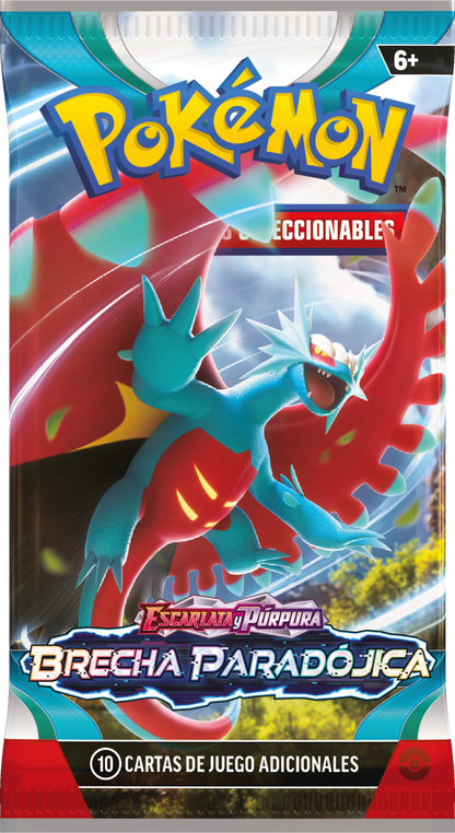 EN ESPAÑOL Pokémon TCG 1 Sleeved Booster Brecha Paradójica (Paradox Rift) en español