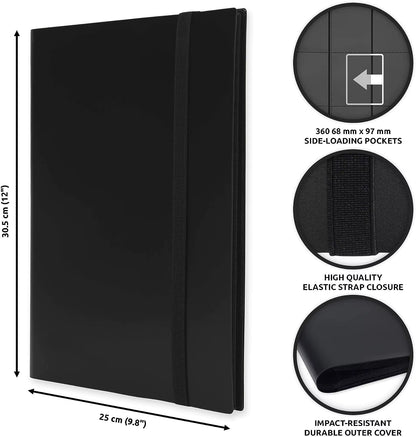 Carpeta Álbum para Cartas – 9 Bolsillos (360 Cartas) Genérica