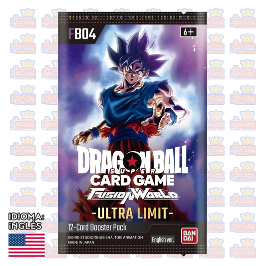 Sobre Suelto Dragon Ball Super Card Game: Fusion World – FB04 Ultra Limit en Inglés