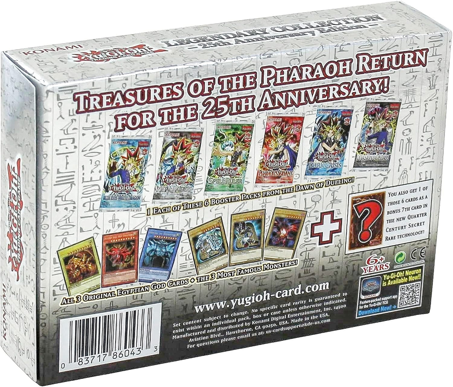 YU GI OH TCG LEGENDARY COLLECTION 25TH ANNIVERSARY