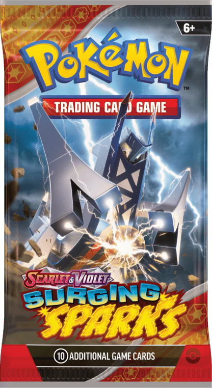Sobre suelto Surging Sparks en Inglés