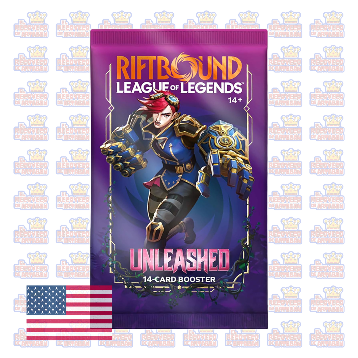 Sobre Individual - Riftbound: League of Legends TCG – Unleashed Booster Pack | En inglés